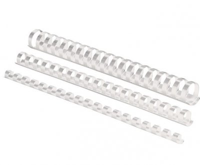 Spirale za koričenje plastične bele, 18mm