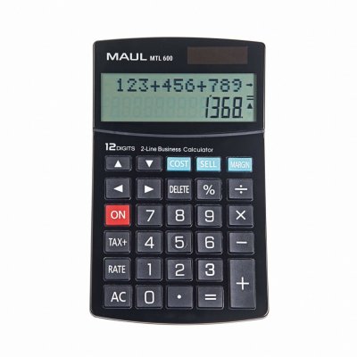 Stoni poslovni kalkulator MAUL MTL 600, 12 cifara